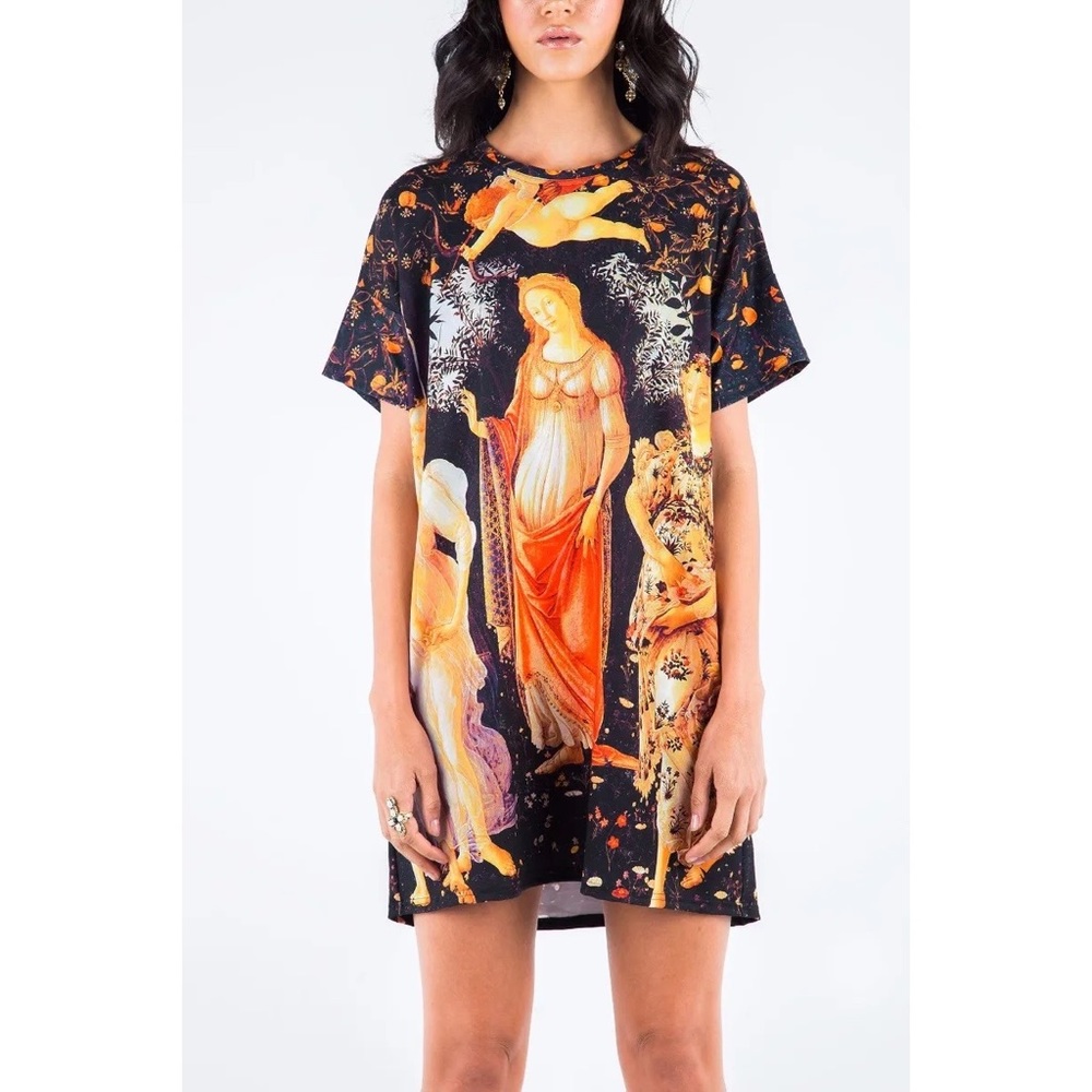 BlackMilk PRIMAVERA SLOUCHED TEE DRESS - LIMITED Size S EUC